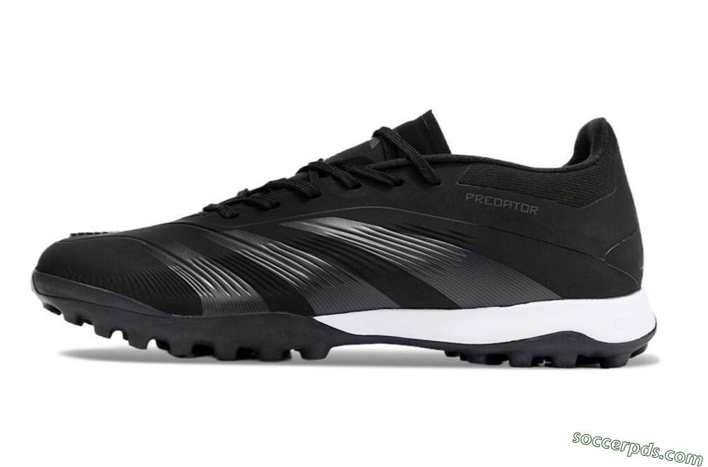 Adidas Predator 24 Elite TF Low-Tops Football Shoes - Black/White 2