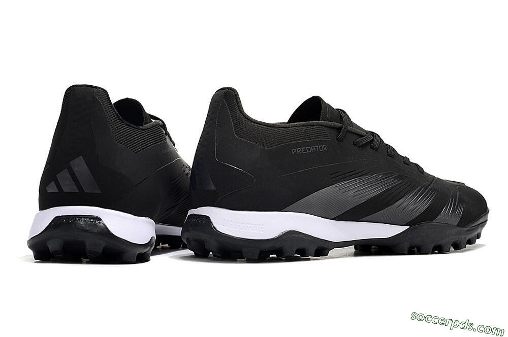 Adidas Predator 24 Elite TF Low-Tops Football Shoes - Black/White 6
