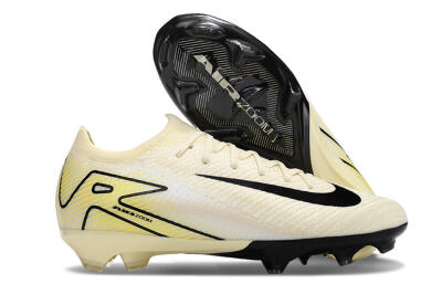 Nike Air Zoom Mercurial Vapor 16 Elite FG Low-Tops Football Boots - Beige/Black/Yellow