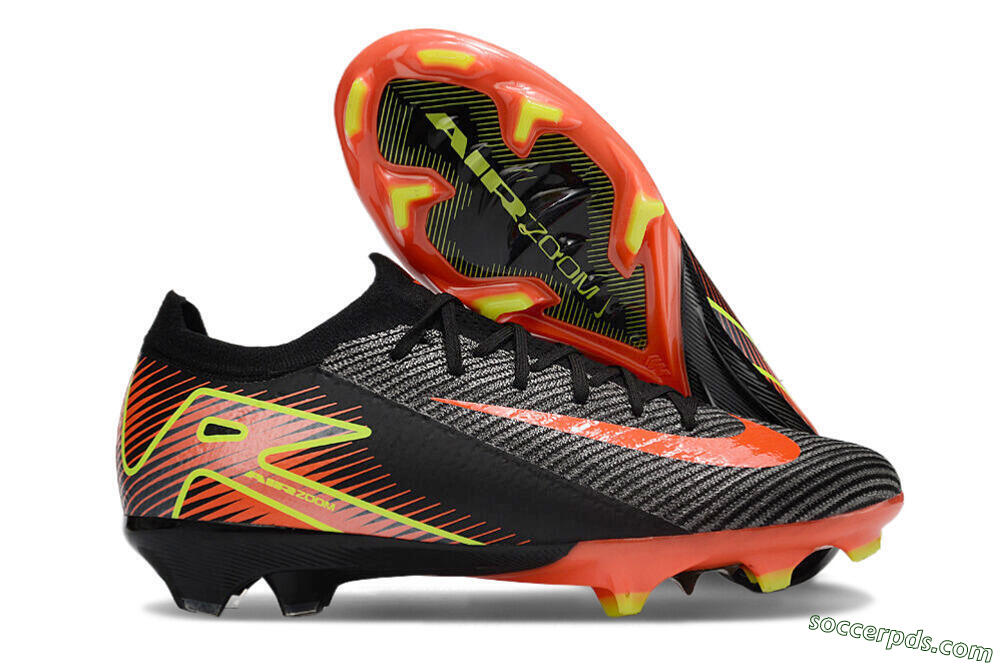 Nike Air Zoom Mercurial Vapor 16 Elite FG Low-Tops Football Boots - Black/Red/Yellow 1