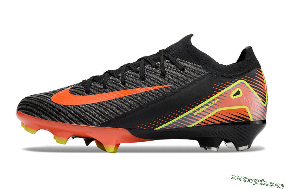 Nike Air Zoom Mercurial Vapor 16 Elite FG Low-Tops Football Boots - Black/Red/Yellow 2