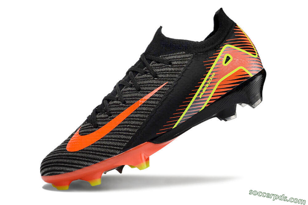 Nike Air Zoom Mercurial Vapor 16 Elite FG Low-Tops Football Boots - Black/Red/Yellow 5