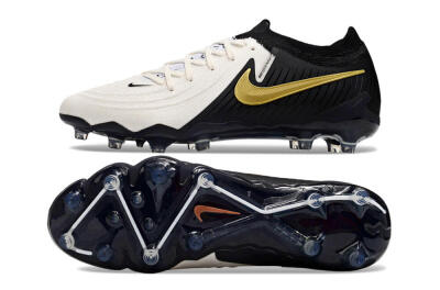Nike Phantom Luna Elite AG Low-Tops Football Boots - White/Black/Gold