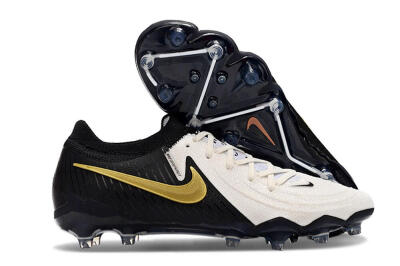 Nike Phantom Luna Elite AG Low-Tops Football Boots - White/Black/Gold