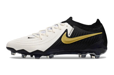 Nike Phantom Luna Elite AG Low-Tops Football Boots - White/Black/Gold