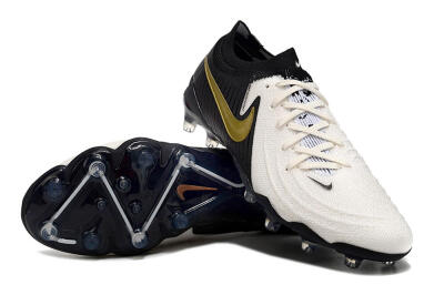 Nike Phantom Luna Elite AG Low-Tops Football Boots - White/Black/Gold
