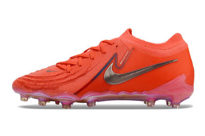 Nike Phantom Luna Elite AG Low-Tops Football Boots - Red/Silver/Gold