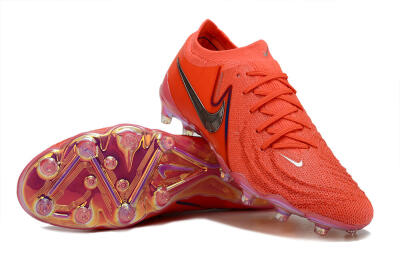 Nike Phantom Luna Elite AG Low-Tops Football Boots - Red/Silver/Gold
