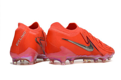 Nike Phantom Luna Elite AG Low-Tops Football Boots - Red/Silver/Gold
