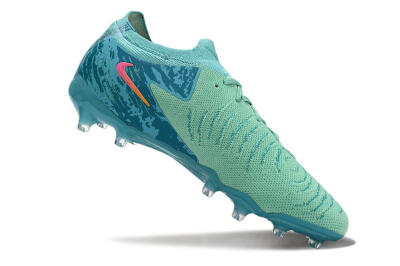 Nike Phantom Luna Elite AG Low-Tops Football Boots - Jade/Pink/Yellow