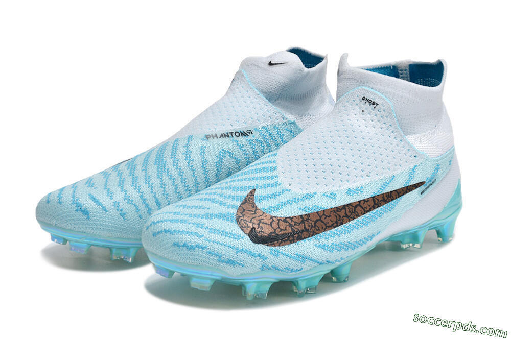 Nike Phantom GX Elite FG High-Tops Football Boots - Jade/Black/Gold 4