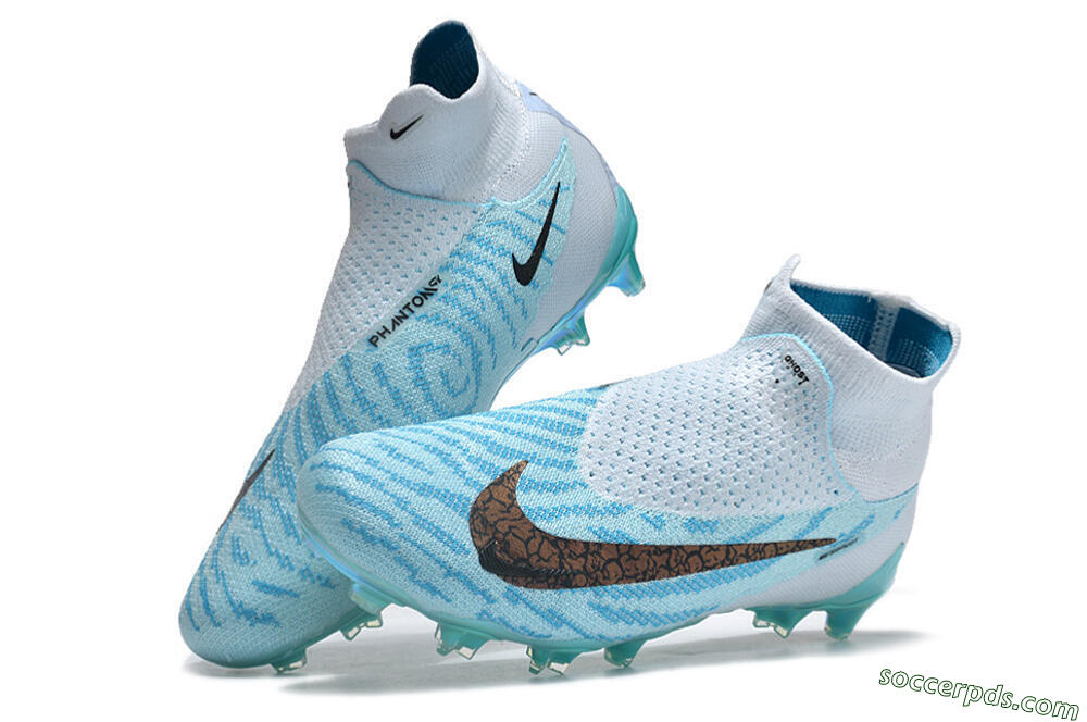 Nike Phantom GX Elite FG High-Tops Football Boots - Jade/Black/Gold 6