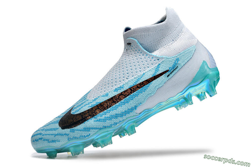 Nike Phantom GX Elite FG High-Tops Football Boots - Jade/Black/Gold 8