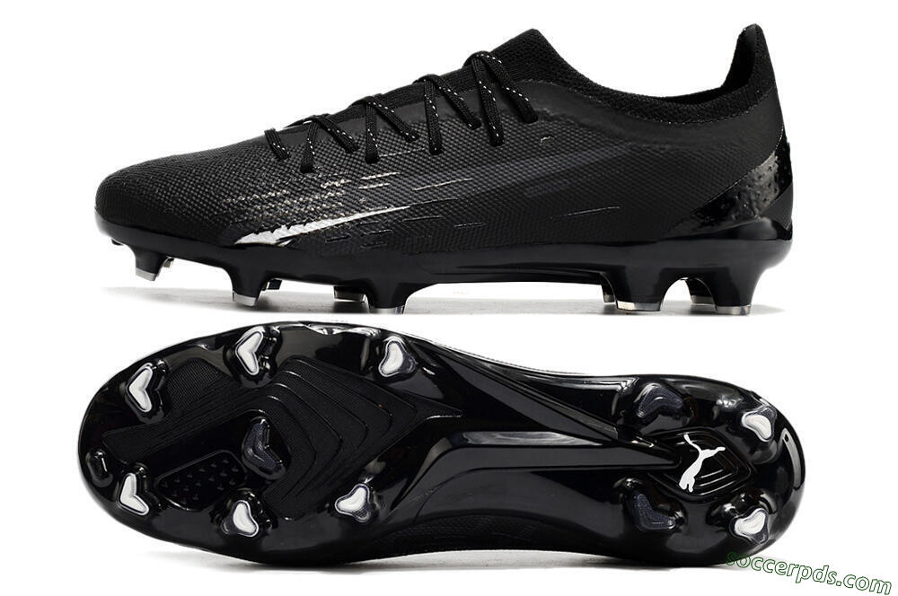 Puma Ultra Ultimate FG Low-Tops Football Boots - Black/White 0