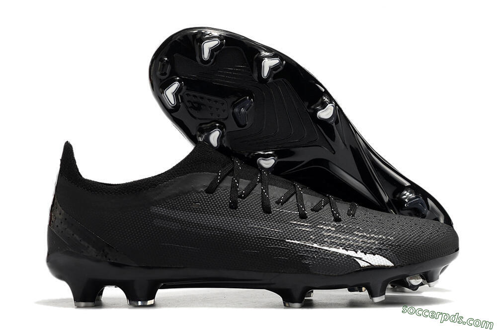 Puma Ultra Ultimate FG Low-Tops Football Boots - Black/White 1