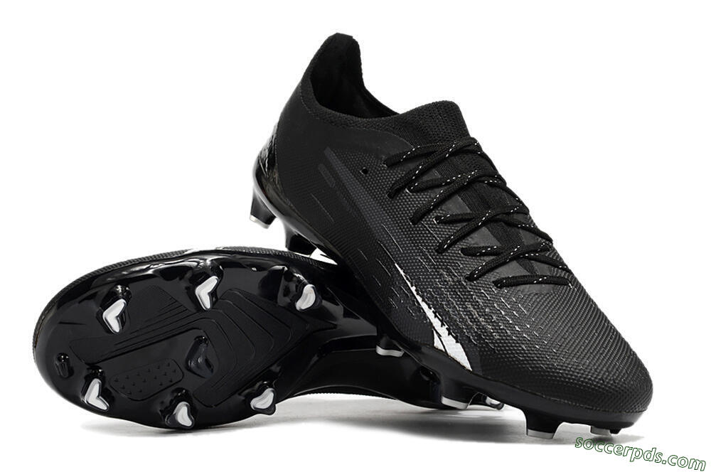 Puma Ultra Ultimate FG Low-Tops Football Boots - Black/White 4