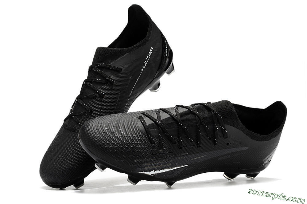 Puma Ultra Ultimate FG Low-Tops Football Boots - Black/White 6