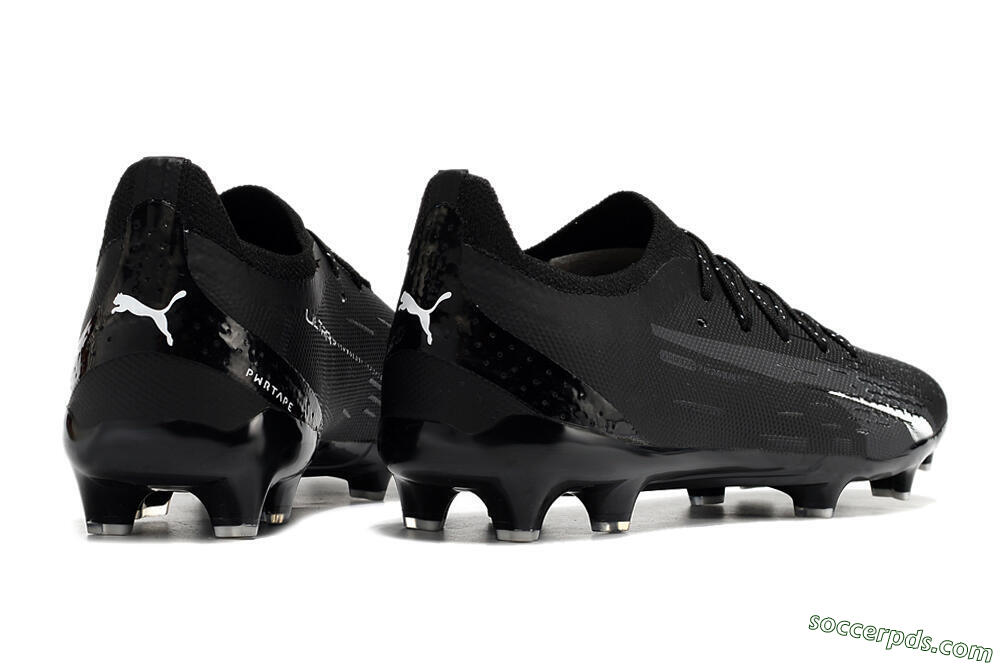 Puma Ultra Ultimate FG Low-Tops Football Boots - Black/White 9