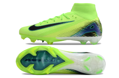 Nike Air Zoom Mercurial Superfly 10 Elite FG High-Tops Football Boots - Yellow/Blue/Black