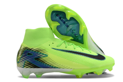 Nike Air Zoom Mercurial Superfly 10 Elite FG High-Tops Football Boots - Yellow/Blue/Black