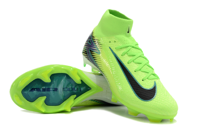 Nike Air Zoom Mercurial Superfly 10 Elite FG High-Tops Football Boots - Yellow/Blue/Black