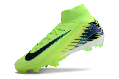 Nike Air Zoom Mercurial Superfly 10 Elite FG High-Tops Football Boots - Yellow/Blue/Black