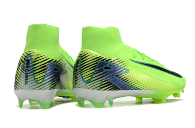 Nike Air Zoom Mercurial Superfly 10 Elite FG High-Tops Football Boots - Yellow/Blue/Black