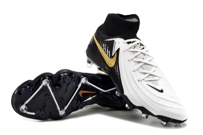 Nike Phantom Luna Elite AG High-Tops Football Boots - White/Black/Gold