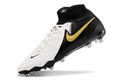 Nike Phantom Luna Elite AG High-Tops Football Boots - White/Black/Gold