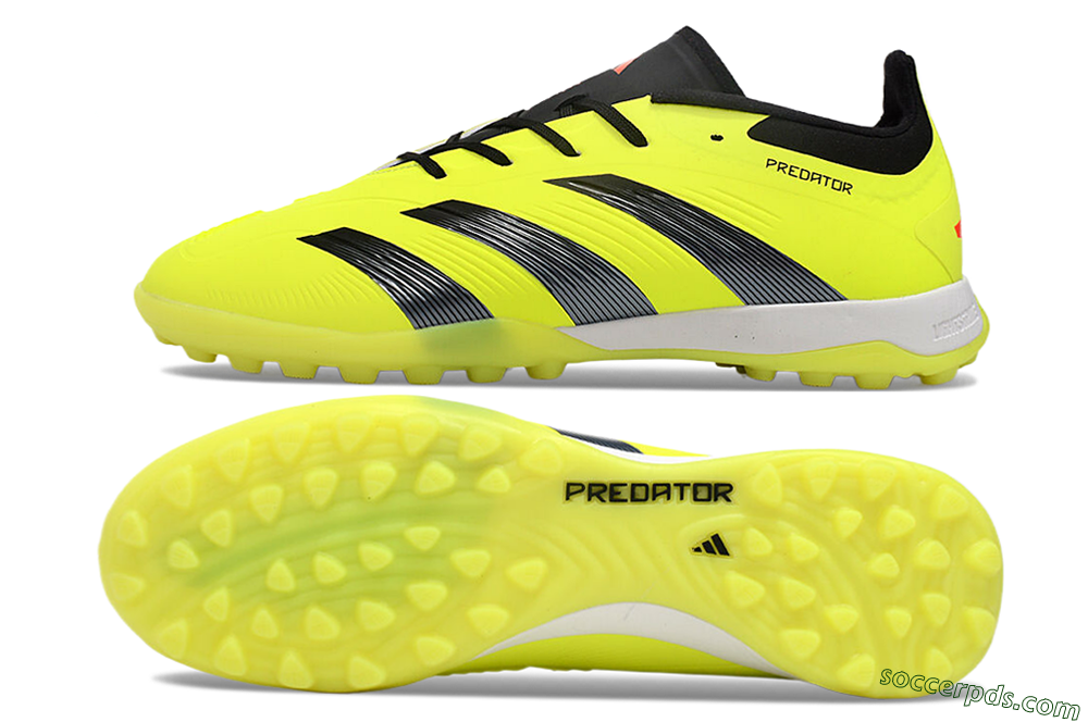 Adidas Predator 24 Elite TF Low-Tops Football Shoes - Yellow/Black/White 0