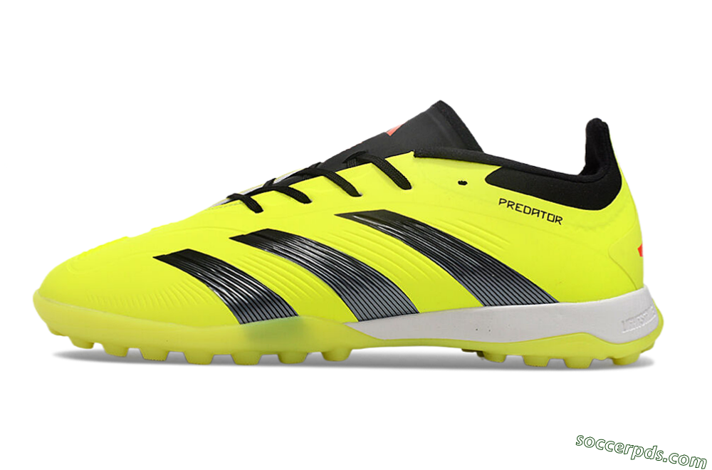 Adidas Predator 24 Elite TF Low-Tops Football Shoes - Yellow/Black/White 2