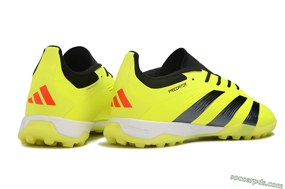 Adidas Predator 24 Elite TF Low-Tops Football Shoes - Yellow/Black/White 6