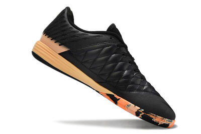 Nike Lunar Gato 2 IC Low-Tops Football Shoes - Black/White/Yellow