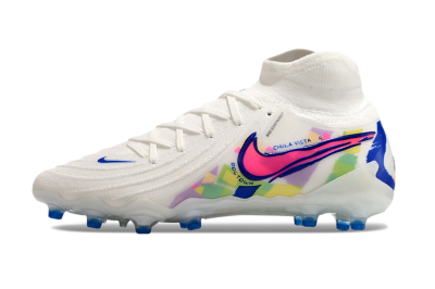 Nike Phantom Luna Elite AG High-Tops Football Boots - White/Blue/Pink/Yellow