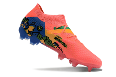 Puma Future Ultimate FG Low-Tops Football Boots - Red/Green/Blue/Yellow