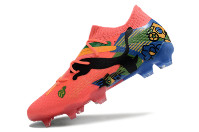 Puma Future Ultimate FG Low-Tops Football Boots - Red/Green/Blue/Yellow