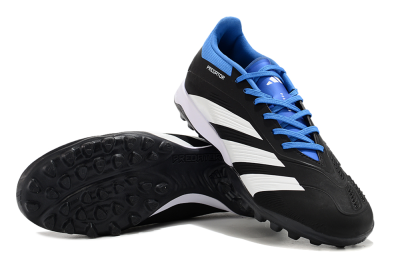 Adidas Predator 24 Elite TF Low-Tops Football Shoes - Black/White/Blue