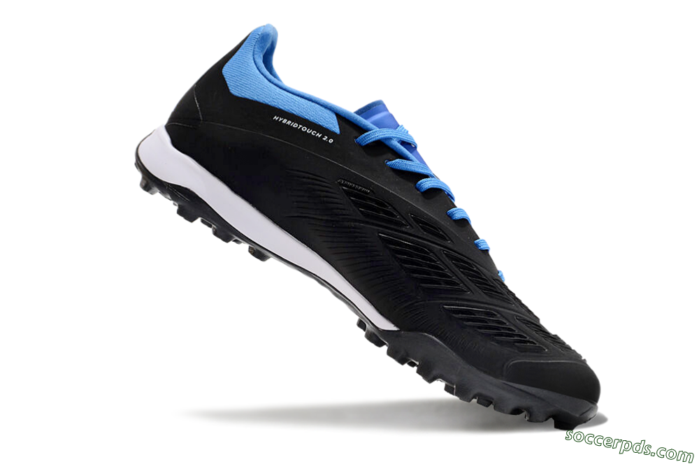 Adidas Predator 24 Elite TF Low-Tops Football Shoes - Black/White/Blue 4