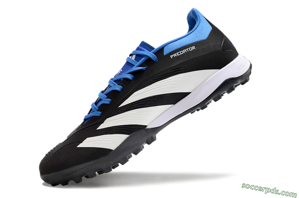 Adidas Predator 24 Elite TF Low-Tops Football Shoes - Black/White/Blue 5