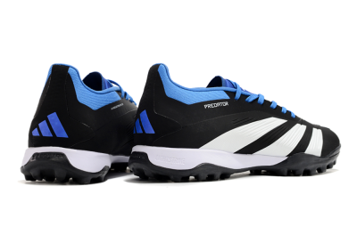 Adidas Predator 24 Elite TF Low-Tops Football Shoes - Black/White/Blue