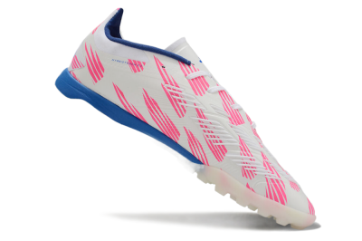 Adidas Predator 24 Elite TF Low-Tops Football Shoes - White/Pink/Blue