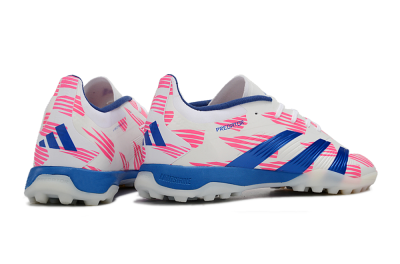 Adidas Predator 24 Elite TF Low-Tops Football Shoes - White/Pink/Blue
