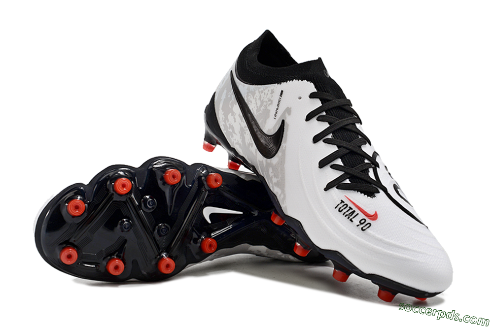 Nike Phantom Luna Elite AG Low-Tops Football Boots - White/Grey/Black/Red 3