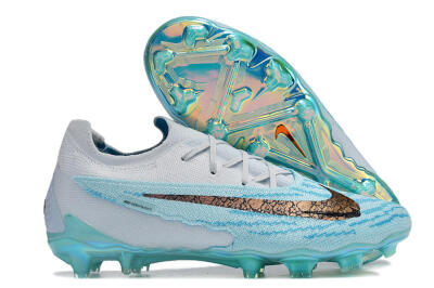 Nike Phantom GX Elite FG Low-Tops Football Boots - Jade/Black/Gold