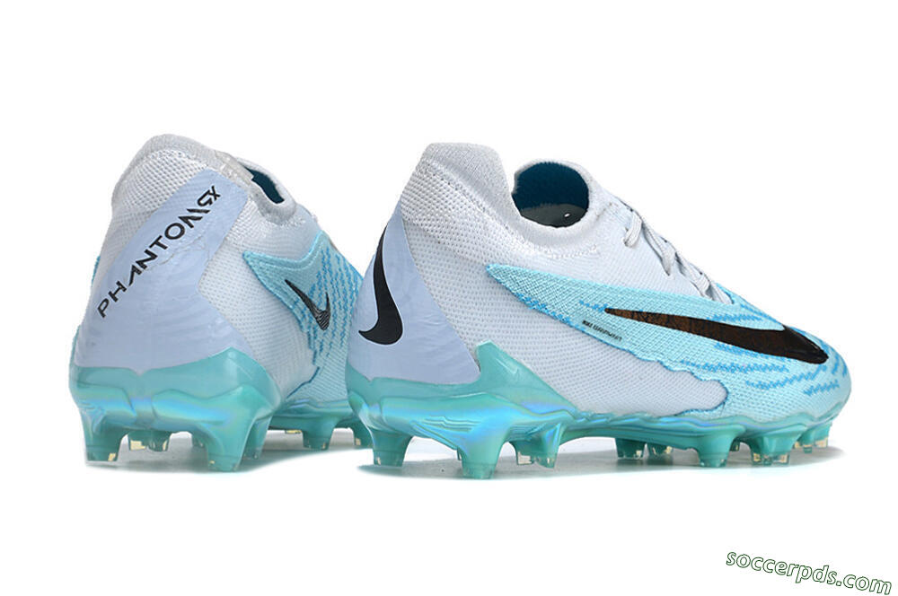 Nike Phantom GX Elite FG Low-Tops Football Boots - Jade/Black/Gold 9