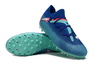 Puma Future Ultimate MG Low-Tops Football Boots - Blue/Jade/Red