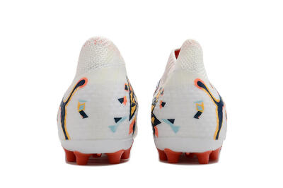 Puma Future Ultimate MG Low-Tops Football Boots - White/Blue/Yellow