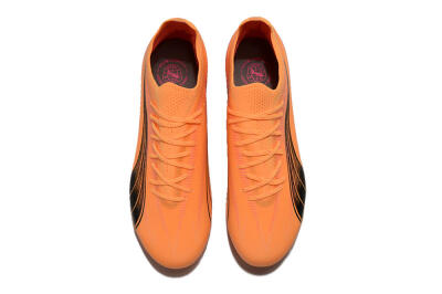 Puma Ultra Ultimate MG Low-Tops Football Boots - Yellow/Black/Pink