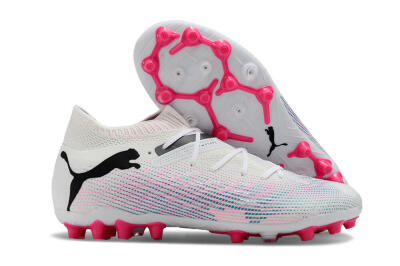 Puma Future Ultimate MG Low-Tops Football Boots - White/Blue/Pink