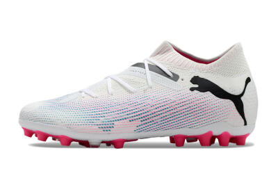 Puma Future Ultimate MG Low-Tops Football Boots - White/Blue/Pink